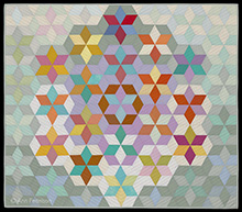 Constellation  |  2020  |  33.5" x 39.5"  |  Juried into QuiltCon Together, 2021